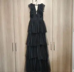 前撮りドレス　ブラック