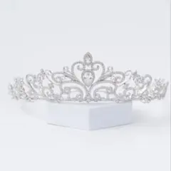 ブライダルティアラ　シルバー　ウエディングアクセサリー