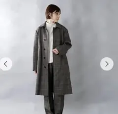 リノアンドコー　グレンチェックコート