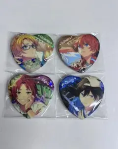 あんスタ 宝石心晴缶ハート缶バッジ トリスタセット