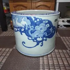 最終値下げ、再出品しました❗明治～大正レトロ「絵付け・丸火鉢」 2025年最新】明治 火鉢の人気アイテム - メルカリ