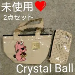 未使用❤2点セット ミニバッグ ポーチ付き うさぎ顔傷あり