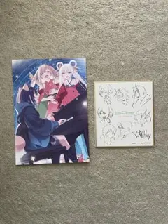 超かぐや姫　入場者特典第２弾　イラストボード ミルキーサブウェイ ミニ色紙
