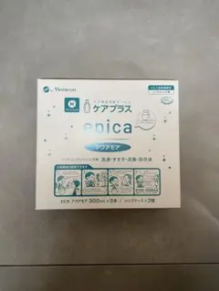 エピカ アクアモア 300ml×3本/レンズケース×3個 2箱セット - メルカリ