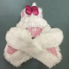 〔24時間以内発送〕ディズニー　マリーちゃんファンキャップ　マフラーキャップ