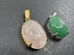 M7360 天然石　ペンダント　ヴィンテージ アクセサリー