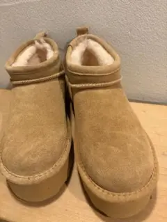 BEARPAW ベージュ ムートンブーツ
