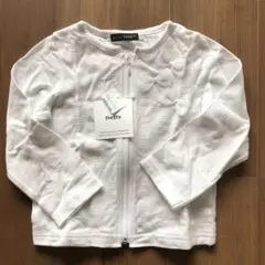 【新品　未使用】100 bebe ナルミヤ　カーディガン　白　リボン