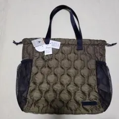 niko and ... キルティングバッグ オリーブグリーン