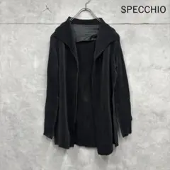 SPECCHIO プリーツ ロング カーディガン 羽織 ジャケット N2573