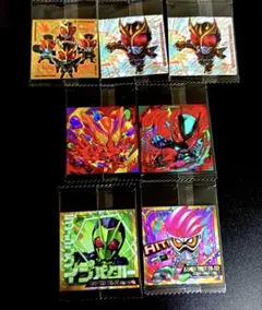 仮面ライダー にふぉるめーしょん　シール ウエハース　クウガ　ゼッツ