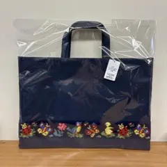 【新品】学校フェイラー ハイジ レッスンバッグ トートバッグ ネイビーのサムネイル