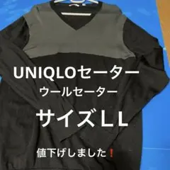 ユニクロセーター（￼ウール）LL