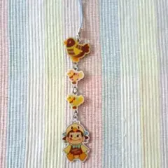ペコちゃん 鳥の着ぐるみ ストラップ キーホルダー