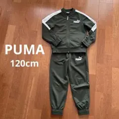 PUMA プーマ　ジャージ　上下　セット　カーキ　120cm