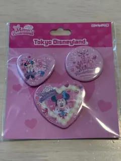 Tokyo Disneyland ミニーマウス 缶バッジセット　パルパル