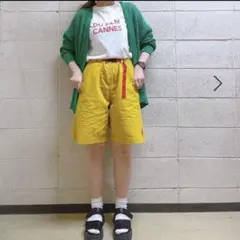ニコアンド×ピザトルコラボハーフパンツ(美品)のサムネイル
