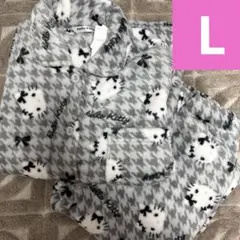 新品♡ハローキティ　千鳥柄　総柄　kitty ルームウェア　セットアップ