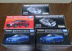 トミカ プレミアム ランエボ スカイライン 5台セットのサムネイル