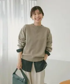 DOORS『UR TECH 200日ニット』スウェットライクプルオーバー