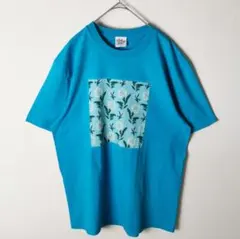 Tシャツ 乃木坂46 あじさいTシャツ 逃げ水 ビッグプリント ボタニカル 古着のサムネイル