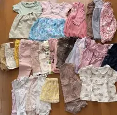 90㎝　女の子　30点 まとめ売り 春 夏 秋服