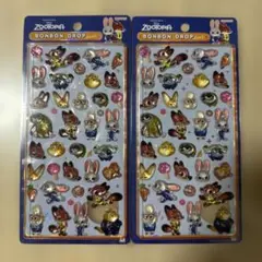 【正規品】ズートピア 第一弾 ボンボンドロップシール 2枚セットのサムネイル