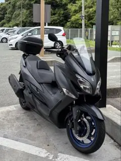 バーグマン400（現行型）テイジン製ロングスクリーンとショート