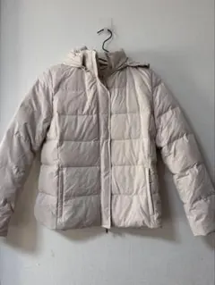 ef-de キルティング フード付きジャンパー