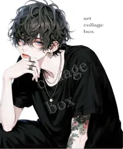 121228おすそ分けファイル　人物ステッカー　男の子　コラージュ素材