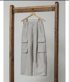 LIDNM WOOL LINEN BACKSATIN CARGO Mサイズのサムネイル
