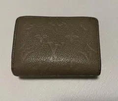 ルイヴィトン アンプラント クレア 二つ折り財布 ベージュ
