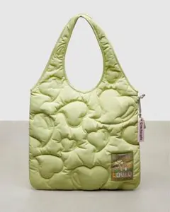 Coachtopia ループ キルテッド クラウド トートバッグ ピンク - メルカリ
