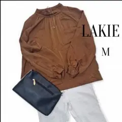 【美品】LAKIE ブラウン チュニック 長袖 38サイズ ゆったりシルエット