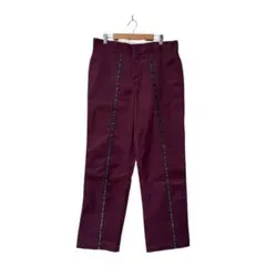 【33×32】 Dickies ディッキーズ パンツ ワインレッド 874MR