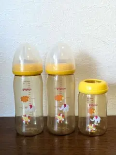 哺乳瓶　プラスチック製 3本セット　母乳実感