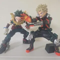 ヒロアカ緑谷出久爆豪勝己フィギュア(箱なし)