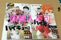 ハイキュー 33.5巻(初版・2版)2種セット 劇場版 特典