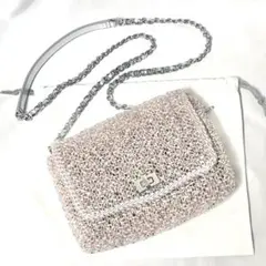 現行 未使用●アンテプリマ ルッケット 横長 ミディアム ワイヤーバッグ ピンク