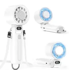 ハンディファン 冷却プレート付き 携帯扇風機 冷感手持ち扇風