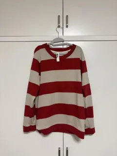 マーガレットハウエル MHL. ストライプ 長袖カットソー M