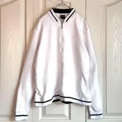 NIKE ナイキ　ジャンパー　ジャケット　トラックジャケット　ホワイト　刺繍