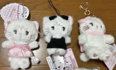 ミッコ mikko ムース ぬいぐるみマスコットキーホルダー 3点セット