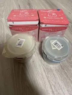 ハローキティ　ペア　陶器製保存パック　2個入り　4個セット