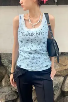 【SLY】【未使用】FLOWER　Print　タンクトップのサムネイル