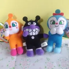 バイキンマン　ドキンちゃん　コキンちゃん　ぬいぐるみ　キーホルダー　2010