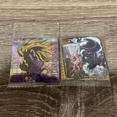 ジョジョの奇妙な冒険　黄金の風　ウエハース　シール　ジョルノ　ポルナレフ