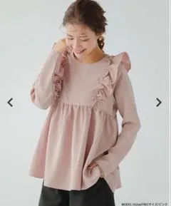 ♡新品未使用タグ付♡Meraki.フェミニンペプラムトップス ピンク 2025年最新】ピンク ペプラムの人気アイテム - メルカリ