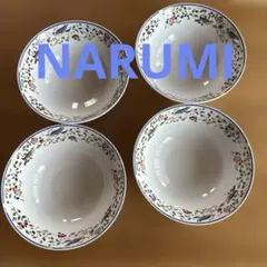 NARUMIナルミ　花鳥柄 ボウル 4個セットのサムネイル