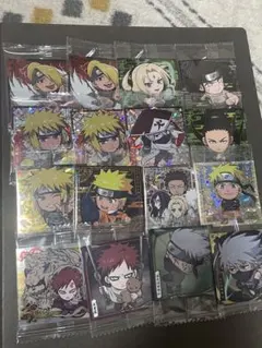 ゆ*ゆ様 ナルト ウエハース にふぉるめーしょん シール 16枚セット